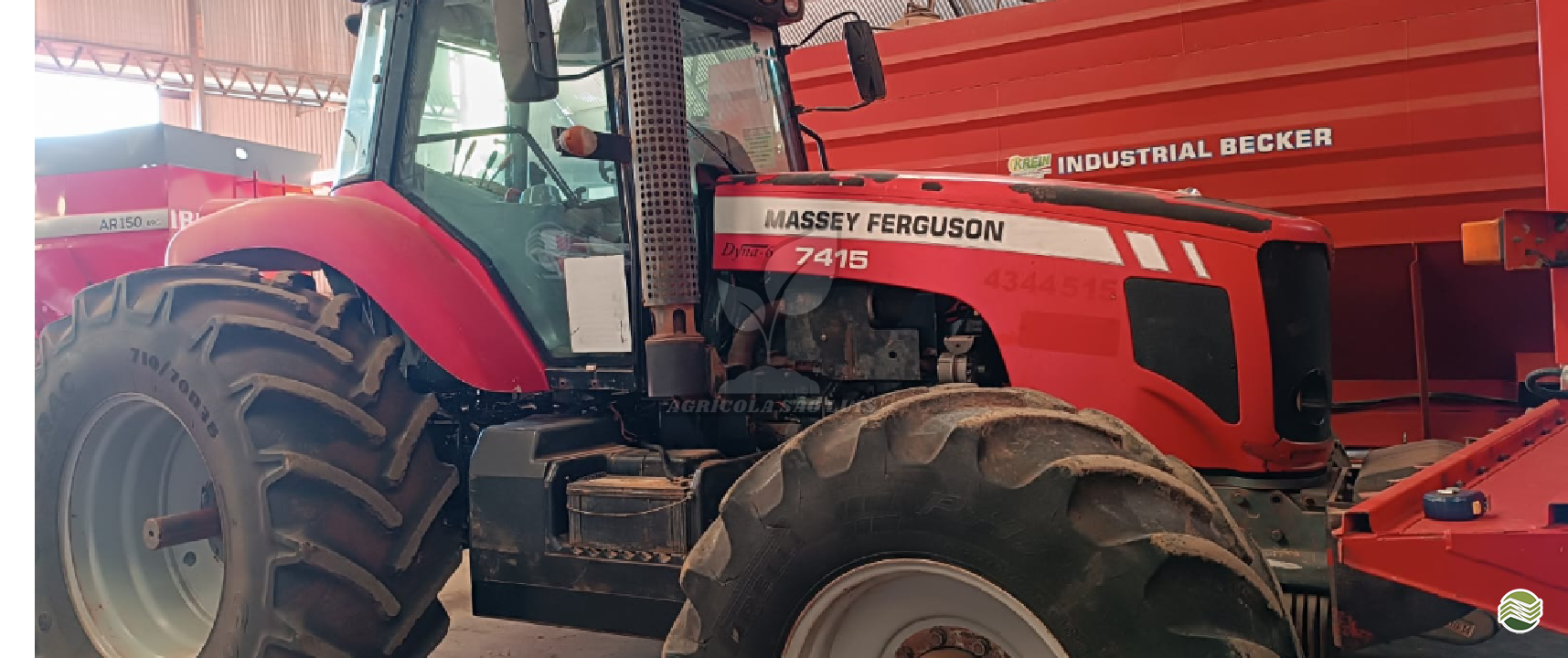 TRATOR MASSEY FERGUSON MF 7415 Tração 4x4 Agrícola São Luis LAGOAO RIO GRANDE DO SUL RS